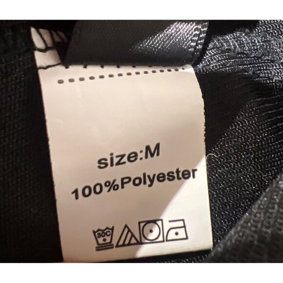 Shein Black Varsity Jacket With Heart Patch Size M Polyester For Women - Picture 5 of 5